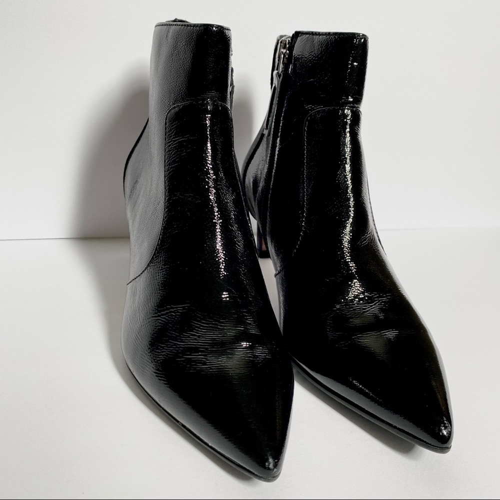 AQUATALIA Marilisa Water Resistant Patent Leather Bootie Size 6 Brand New - Picture 4 of 7